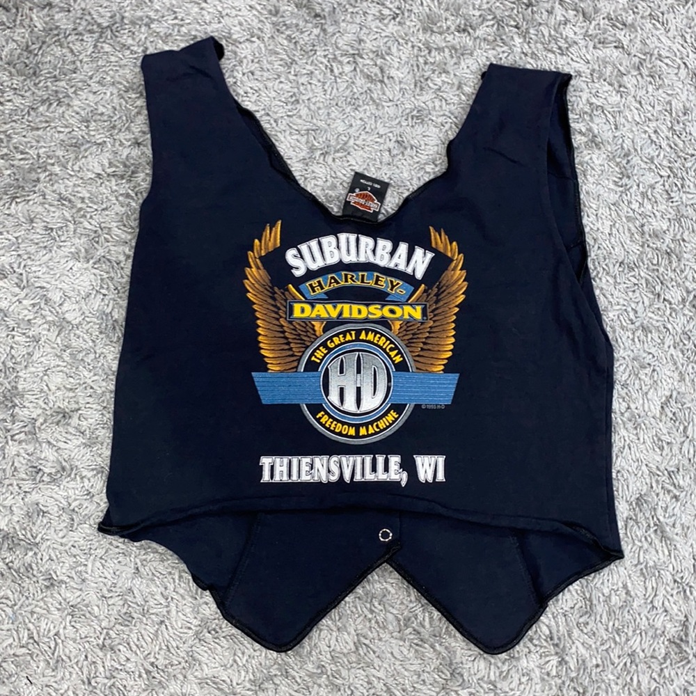 Vintage Harley Davidson Vest